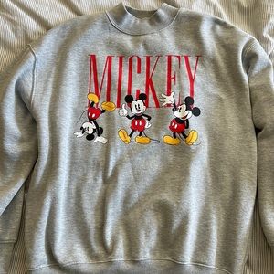 Grey Mickey Mouse sweater